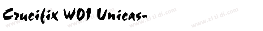 Crucifix W01 Unicas字体转换